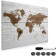 Navaris Magnetic Memo Board Whiteboard - Μαγνητικός Πίνακας Ανακοινώσεων - 50 x 70 cm - World Map