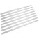 Navaris Non Slip Bathtub Strips Set of 8 - Αδιάβροχες Αντιολισθητικές Ταινίες - 45 x 2 cm - Transparent - 8 Τεμάχια