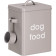 Navaris Pet Food Container - Μεταλλικό Δοχείο Αποθήκευσης Ξηράς Τροφής / Λιχουδιών / Μπισκότων με Σέσουλα για Κατοικίδια - 5.9L - Dark Grey 