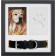 Navaris Pet Frame Kit 3 in 1 - Σετ με Κορνίζα για Φωτογραφία / Πηλός για Αποτύπωμα Ποδιών & Υποδοχή για Κολάρο - 27 x 28 x 4.5 cm - Black