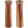 Navaris Salt and Pepper Mill Set - Σετ Χειροκίνητοι Μύλοι Μπαχαρικών / Δοχεία για Αλάτι και Πιπέρι από Ξύλο Ακακίας - 20.5cm - Brown