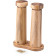 Navaris Salt and Pepper Mill Set with Wooden Tray - Σετ Χειροκίνητοι Μύλοι Μπαχαρικών / Δοχεία για Αλάτι και Πιπέρι με Βάση από Ξύλο Ακακίας - Brown / Acacia Wood