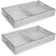 Navaris Under Bed Storage Bag - Σετ 2 Κουτιά Αποθήκευσης Ρούχων και Κλινοσκεπασμάτων - 91 x 54 x 14 cm - Grey 