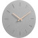 Navaris Wall Clock Recycled Paper - Αθόρυβο Αναλογικό Ρολόι Τοίχου από Ανακυκλωμένο Χαρτί - 30.5 x 4.4 cm - Grey / Lines