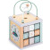 Navaris Wooden Activity Cube - Ξύλινος Κύβος Εκμάθησης Δεξιοτήτων για 18+ Μηνών - White / Colourful
