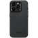 Pitaka MagEZ Case Pro 4 - Ανθεκτική MagSafe Θήκη Aramid Fiber Body με TPU - Apple iPhone 15 Pro - 1.6mm - 600D - Black / Grey / Twill