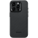 Pitaka MagEZ Case Pro 4 - Ανθεκτική MagSafe Θήκη Aramid Fiber Body με TPU - Apple iPhone 15 Pro Max - 1.6mm - 600D - Black / Grey / Twill