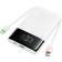 PowerBank Veger W1211A Fuerza 10 με Ψηφιακή Οθόνη & 1 x Θύρα USB-A / 1 x Θύρα Type-C / 1 x Καλώδιο Type-C / 1 x Καλώδιο Lightning 20W 10.000mAh White