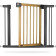 Προστατευτική Πόρτα Ασφαλείας Nukido Safety Gate NK-182 για Μωρά από Μέταλλο & Ξύλο 76 cm έως 104 cm Brown / Black