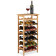 Ραφιέρα Κρασιών / Ποτών Relaxdays Wine Rack Βάση από Μπαμπού για 28 Μπουκάλια 94 x 47 x 29 cm Natural 