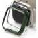 Ringke Θήκη Slim Case - Apple Watch 9 / 8 / 7 41mm - Clear / Deep Green - 2 Τεμάχια