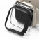 Ringke Θήκη Slim Case - Apple Watch 9 / 8 / 7 41mm - Clear / Matte Black - 2 Τεμάχια