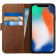 Rosso Deluxe Δερμάτινη Θήκη Πορτοφόλι Apple iPhone X / XS - Brown
