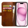 Rosso Element PU Θήκη Πορτοφόλι Apple iPhone 15 Plus - Brown