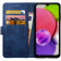 Rosso Element PU Θήκη Πορτοφόλι Samsung Galaxy A03s - Blue