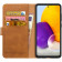 Rosso Element PU Θήκη Πορτοφόλι Samsung Galaxy A72 - Light Brown