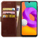 Rosso Element PU Θήκη Πορτοφόλι Samsung Galaxy M22 / A22 4G - Brown