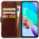 Rosso Element PU Θήκη Πορτοφόλι Xiaomi Redmi 10 - Brown