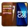 Rosso Element PU Θήκη Πορτοφόλι Xiaomi Redmi 13C 4G / Poco C65 - Brown