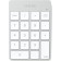 Satechi Aluminum Slim Rechargeable Bluetooth Keypad - Επαναφορτιζόμενο Αριθμητικό Πληκτρολόγιο Αλουμινίου Bluetooth - Silver