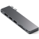 Satechi Type-C Pro Hub Slim Αντάπτορας για MacBook με 1 x USB4 / 1 x 4K HDMI / 1 x Type-C 10Gbps / 2 x USB-A 10Gbps / 1 x SD & MicroSD - Space Gray