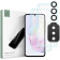 Σετ Tempered Glass 2 x Αντιχαρακτικά Προστατευτικά Οθόνης και 1 x Κάμερας - Samsung Galaxy A35 - Tech-Protect Supreme Set - Clear