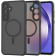 Σκληρή Ημιδιάφανη Θήκη MagSafe - Samsung Galaxy A35 - Spacecase Hybrid MagSafe - Black