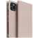 SLG Design D8 Full Grain Leather - Δερμάτινη Θήκη Flip Apple iPhone 13 Pro Max - Light Cream
