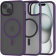 Spacecase Hybrid MagSafe - Σκληρή Ημιδιάφανη Θήκη MagSafe - Apple iPhone 15 Plus - Purple
