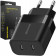Spacecase SC010B Dual Port Quick USB Charger - Ταχυφορτιστής Ταξιδιού / Αντάπτορας με 2 x Type-C - 20W - Black