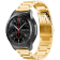 Spacecase Stainless Steel - Universal Μεταλλικό Λουράκι για Smartwatches (22mm) από Ανοξείδωτο Ατσάλι - Gold