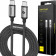 Spacecase USB-C Cable CL01 - Καλώδιο Φόρτισης και Μεταφοράς Δεδομένων Type-C σε Type-C - 100cm - 60W - Black