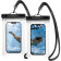Spigen A601 Aqua Shield Universal Waterproof Floating Case - Αδιάβροχη Θήκη για Κινητά έως 6.8'' - IPX8 - Crystal Clear - 2 Τεμάχια