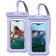 Spigen A610 Aqua Shield Universal Waterproof Floating Case - Αδιάβροχη Θήκη για Κινητά / Smartphones έως 6.8'' - IPX8 - Aqua Blue - 2 Τεμάχια