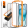 Spigen GLAS.tR ALIGNmaster - Αντιχαρακτικό Fullface Γυάλινο Tempered Glass Apple iPhone 15 - 2 Τεμάχια - Black