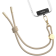SwitchEasy MagEasy Wrist Strap & Strap Card 6.0mm - Αποσπώμενο Λουράκι Χειρός για Θήκες Κινητών iPhone - Beige