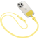 Tech-Protect C5S Rope Crossbody Strap - Αποσπώμενο Λουράκι Λαιμού για Θήκες Κινητών / Smartphones - Lemon
