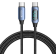 Tech-Protect Ultraboost LED Cable - Καλώδιο Φόρτισης και Μεταφοράς Δεδομένων Type-C σε Type-C με Ψηφιακή Οθόνη LED - 200cm - 100W - 5A - Blue