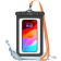 Tech-Protect UWC9 - Universal Αδιάβροχη Θήκη για Smartphone / Tablet έως 8.9'' - IPX8 - Black / Orange