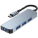 Tech-Protect V1 Hub Adapter 4 in 1 - Type-C Αντάπτορας Αλουμινίου Με 4 x USB-A - Grey