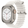 Techsuit Watchband W038 - Λουράκι Σιλικόνης Apple Watch Ultra2/Ultra1/SE/10/9/8/7/6/5/4 (49/46/45/44mm) - White