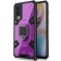 Techsuit Honeycomb Armor - Ανθεκτική Θήκη OnePlus Nord 2 5G με Μεταλλικό Ring Holder - Rose Violet 