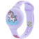 Θήκη AirTag Ofkoz Bracelet Σιλικόνης με Λουράκι Καρπού Purple / Unicorn