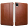 Θήκη Apple iPad Air 7 2025 11" / Air 6 2024 11" / Air 5 2022 10.9" / Air 4 2020 10.9" / Pro 11" 2022 / 2021 / 2020 / 2018 - iCarer Genuine Leather Case Σκληρή Δερμάτινη - Brown