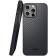 Θήκη Apple iPhone 16 Pro Max - Nekit Fiber Σκληρή με MagSafe Aramid Fiber - 1mm - 1500D Kevlar - Black