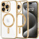Θήκη Apple iPhone 16 Pro Max - Tech-Protect MagFlex Διάφανη Σιλικόνης με MagSafe - Shiny Gold
