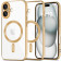 Θήκη Apple iPhone 16 - Tech-Protect MagFlex Διάφανη Σιλικόνης με MagSafe - Shiny Gold