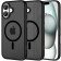 Θήκη Apple iPhone 16 - Tech-Protect MagMat Σκληρή Ημιδιάφανη με MagSafe - Matte Black