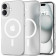 Θήκη Apple iPhone 16 - Tech-Protect MagSlim Σκληρή Ημιδιάφανη με MagSafe & Πλαίσιο Κάμερας - Matte / White