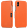 Θήκη Apple iPhone X / XS - iCarer Luxury Series Side-Open Δερμάτινη - Orange